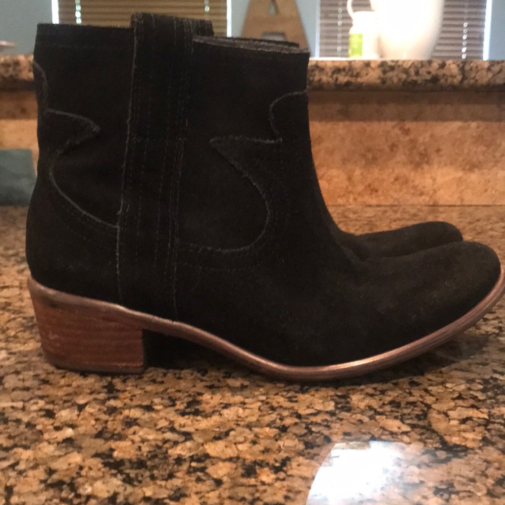 Suede Lucky Brand bootie